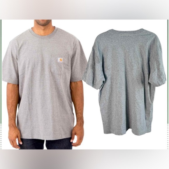 Carhartt Other - Carhartt Size Medium Gray K87 Loose-fit Workwear T-shirt: 3139
